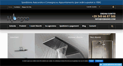 Desktop Screenshot of h2bagno.com